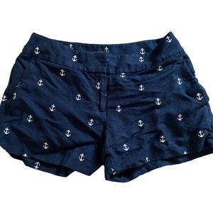 Loft Outlet Anchor Navy Twill Shorts